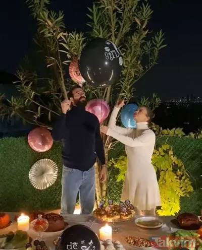 Hande Soral ve İsmail Demirci'nin bebeklerinin cinsiyeti belli oldu! Parti  düzenleyen çift o anları anbean yayınladı - Galeri - Takvim