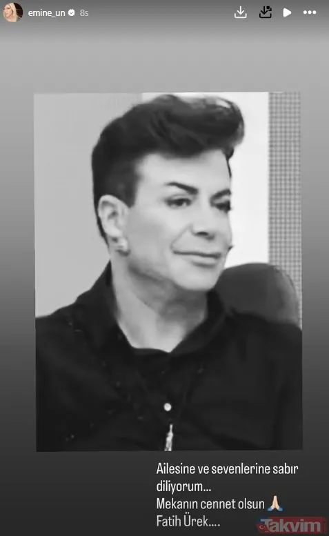 Fatih Ürek hayatını kaybetti: Cenaze programı belli oldu | Sanat camiasından taziye mesajları - 13