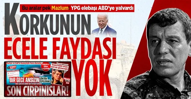 Reuters’a konuşan YPG elebaşı terörist Mazlum Kobani ABD’ye yalvardı: Türkiye’yi durdurun
