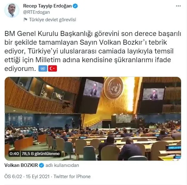 baskan-recep-tayyip-erdogandan-volkan-bozkira-tebrik-milletim-adina-sukranlarimi-ifade-ediyorum-1631718967055.jpeg Başkan Recep Tayyip Erdoğan'dan Volkan Bozkır'a tebrik: Milletim adına şükranlarımı ifade ediyorum-2
