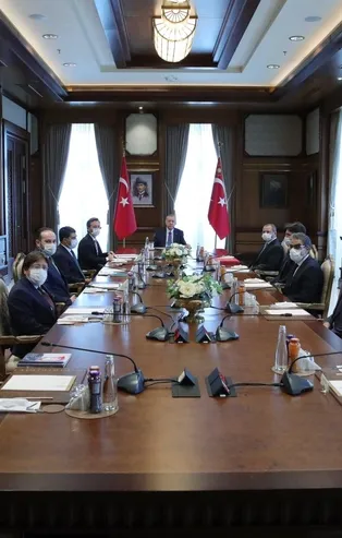 Son dakika: Başkan Erdoğan AA Yönetim Kurulu üyelerini kabul etti