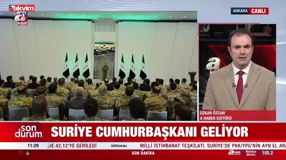 Suriye Cumhurbaşkanı Şara Ankara'ya geliyor!