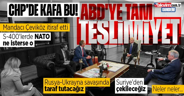 CHP'den ABD'ye tam teslimiyet! Kılıçdaroğlu'nun danışmanı Ünal Çeviköz tek tek itiraf etti...