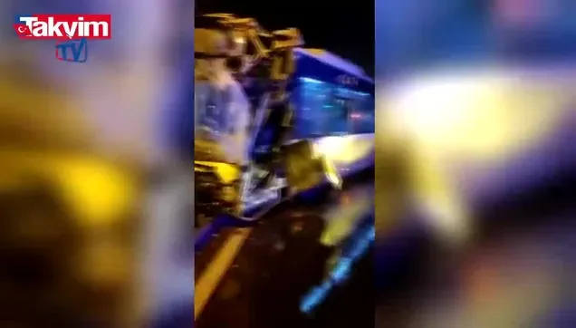 İETT asırlık ağaca çarptı: 7 yaralı