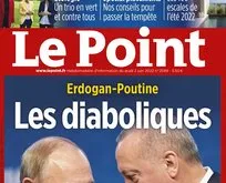 Erdoğan ve Putin’i manşete taşıyıp ’Şeytaniler’ başlığı attılar!