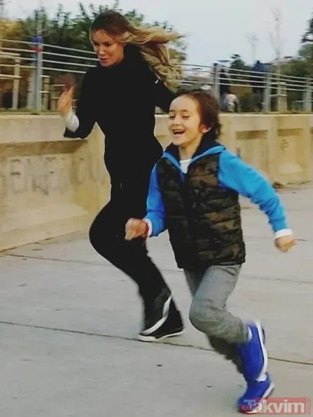 Reha Muhtar ile Deniz Uğur'un ikizleri Poyraz ve Mina büyüdü babalarının kopyaları oldu! İkizlerin son halleri... - 6