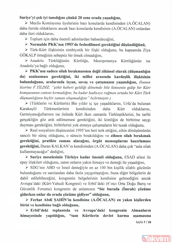 İşte 16 sayfalık İmralı tutanağı... PKK elebaşı Abdullah Öcalan Suriye için ne dedi? İsrail ve MOSSAD iddiası - 12