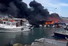Çeşme'de tekneler alev aldı!