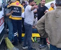 Diyarbakır’da yolcu minibüsü takla attı: Çok sayıda yaralı var
