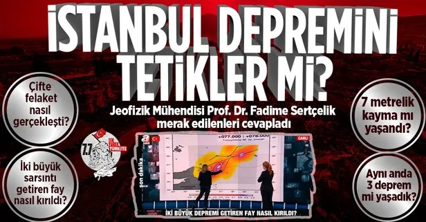 Kahramanmaraş depremleri İstanbul depremini tetikler mi? Jeofizik Mühendisi Prof. Dr. Fadime Sertçelik merak edilenleri cevapladı