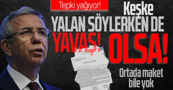 Ankara Büyükşehir Belediyesi'nin CHP'li Başkanı Mansur Yavaş'ın metro yalanı elinde patladı! Tepki üstüne tepki yağdı!-1