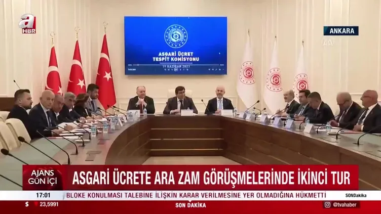 Asgari ücrete ara zam görüşmelerinde 2. tur!