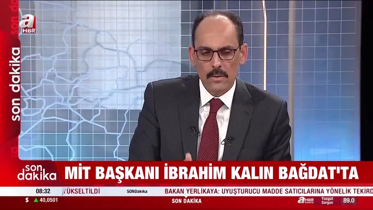 MİT Başkanı İbrahim Kalın Bağdat'ta!