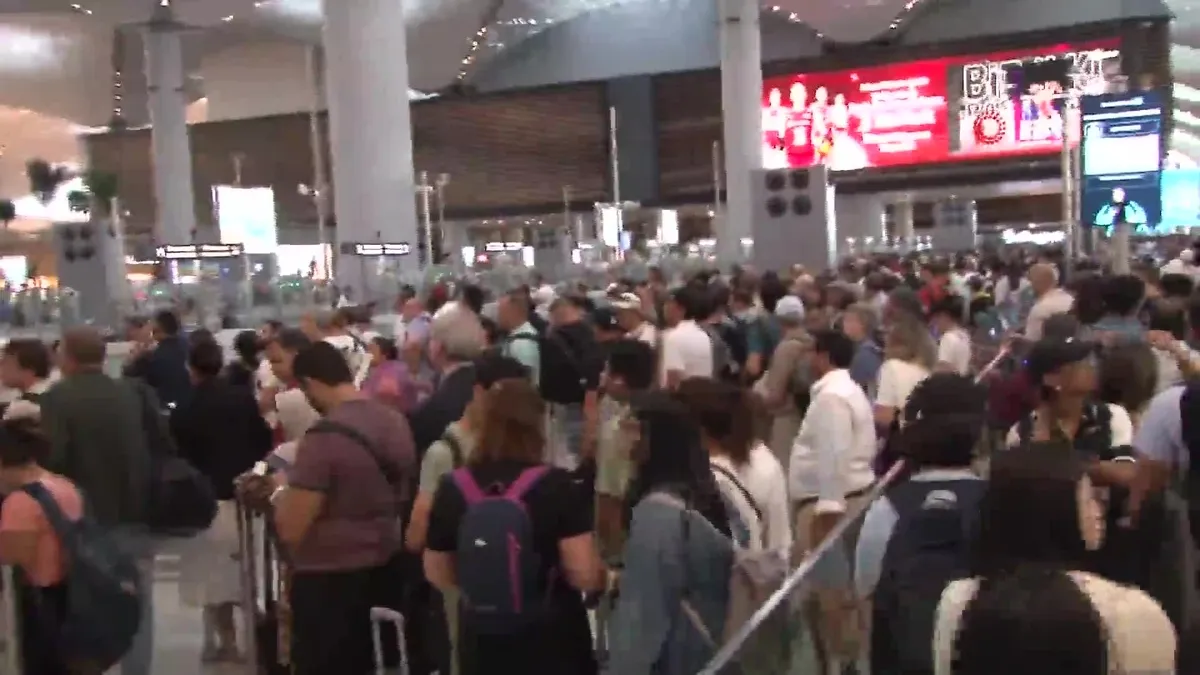 İstanbul Havalimanı'nda bayram yoğunluğu