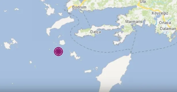 Son dakika: AFAD açıkladı: Datça açıklarında 4 büyüklüğünde deprem!