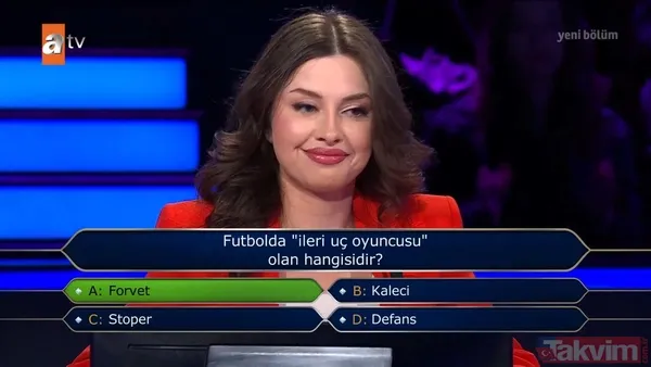Yarışmacı 'forvet'i bilemedi joker kullandı! Kim Milyoner Olmak İster'de Kenan İmirzalıoğlu'ndan futbol dersi! İzleyiciler ekran başında çıldırdı - 6