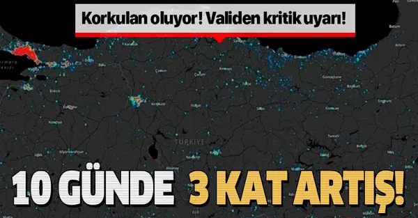 Koronavirüs vakalarında rekor artış! Vali uyardı!-1