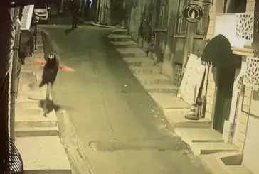 Korkunç cinayet kamerada