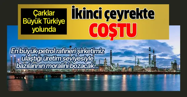 Tüpraş, ikinci çeyrekte 4,9 milyon ton üretim yaptı