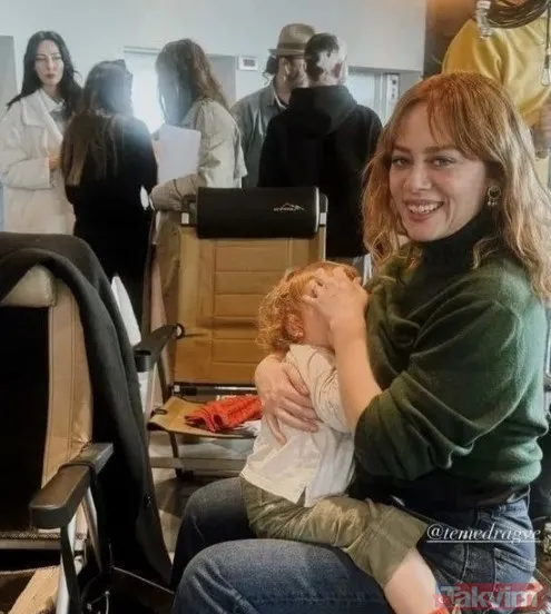 Bahar'ın yıldızı Demet Evgar'ın kızı Mavi'ye bakın! Beraber tatile çıktılar! Mavi'nin tavşan sevdiği anlar beğeni yağmuruna tutuldu - 8