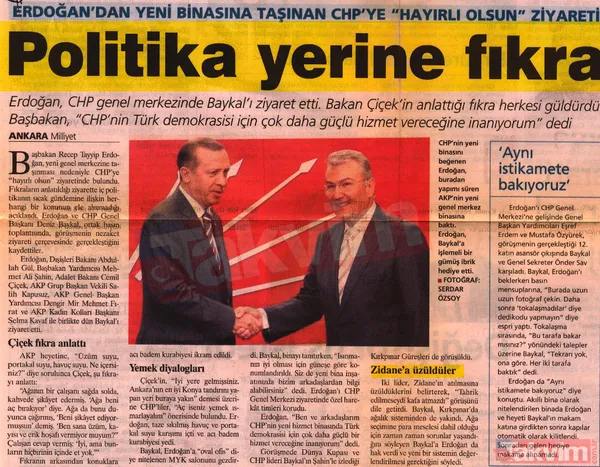 Başbakan Erdoğan'dan Başkan Erdoğan'a... CHP'ye ziyaretin dünü ve bugünü! Altı Ok önünde tarihi kare: Baykal'la havuç kokteyli sohbet - 15