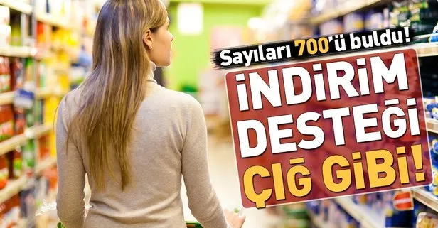 İndirim desteği çığ gibi