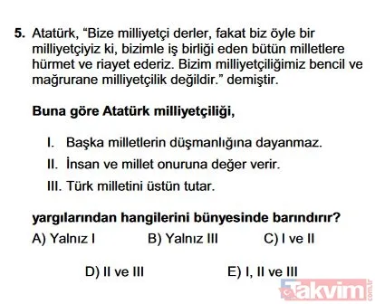 2019 YKS TYT soruları ve cevapları burada! Türkçe, Sosyal Bilimler, Matematik, Fen Bilimleri cevap anahtarı - 49