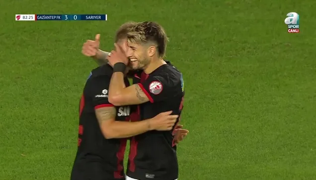 İZLE | Gaziantep FK 3-0 Sarıyer 📺 (GOL: Merkel