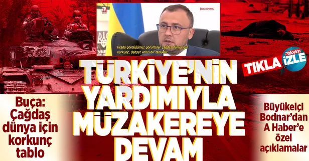Ukrayna'nın Ankara Büyükelçisi Bodnar'dan A Haber'e özel açıklamalar: "Türkiye'nin yardımlarıyla müzakereleri sürdüreceğiz"