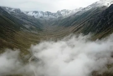 Yılın ilk karı Rize Kaçkar Dağları'na düştü