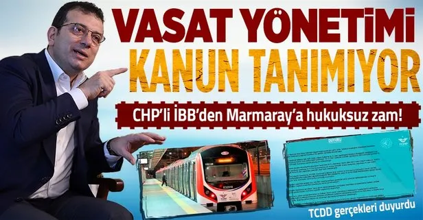 TCDD’den Marmaray’daki fiyat artışına ilişkin açıklama: Zamlı tarife İBB tarafından hukuksuz bir şekilde yürürlüğe kondu