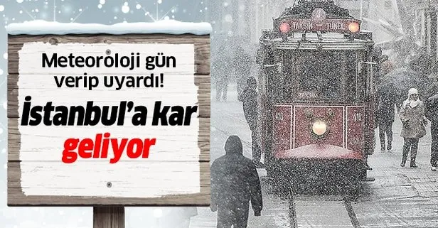 KAR GELİYOR! Meteoroloji İstanbul için gün verdi! 20 Ocak bugün hava durumu nasıl olacak?