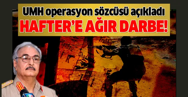 UMH birlikleri, darbeci Hafter güçlerine ait silahlı araçları etkisiz hale getirdi