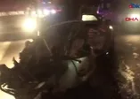 TEM otoyolunda zincirleme kaza! 5 araç birbirine girdi