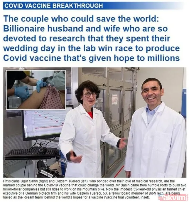 Dünya bu iki Türk'ü konuşuyor! Manşetlere taşıdılar | BioNTech koronavirüs aşısını buldu mu?