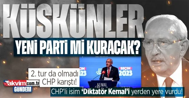 CHP’li küskünler yeni parti mi kuracak? Mehmet Sevigen Kılıçdaroğlu’nu yerden yere vurdu: Halk sana güvenmiyor