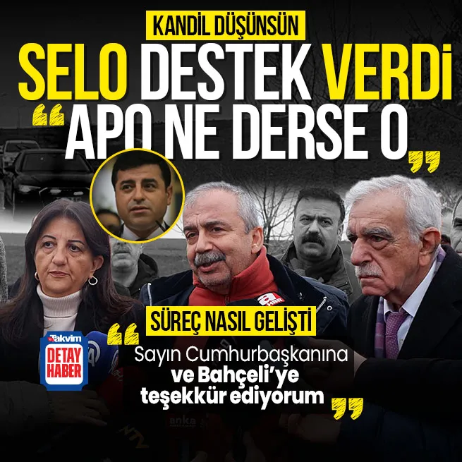 Apodan Seloya! DEM Parti İmralı heyeti, Selahattin Demirtaşı ziyaret etti: İnisiyatif alacaksa yanında olacağız