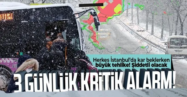 SON DAKİKA! İstanbul’da 3 günlük alarm! Herkes kar yağışına odaklanmışken beklenmedik tehlike