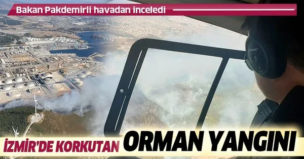 Son Dakika Izmir De Balcova Da Orman Yangini Takvim