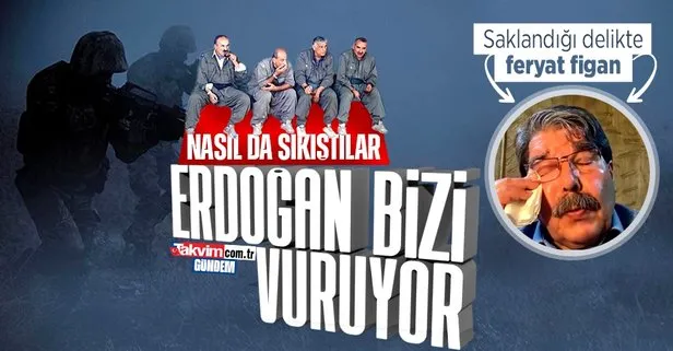 PKK elebaşı Salih Müslim’den çaresizlik itirafı: Erdoğan bizi vuruyor