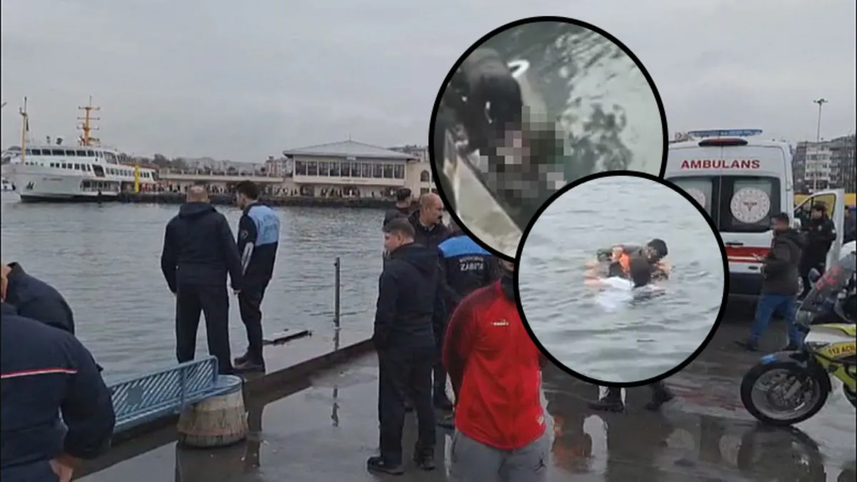 Kadıköy'de kahreden olay! Arkadaşlarını kurtarmak için hepsi denize atladı | 4 engelli kişi denize düştü: 1 ölü 3 yaralı