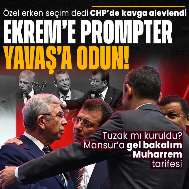 Mansur Yavaş kurultayda CHP yönetimine sitem etti cevap Ekrem İmamoğlundan geldi: Adaylık kavgası büyük
