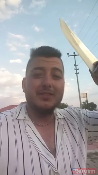 Karısını bıçakla ağır yaraladıktan sonra canlı yayın açan koca tutuklandı! - 4