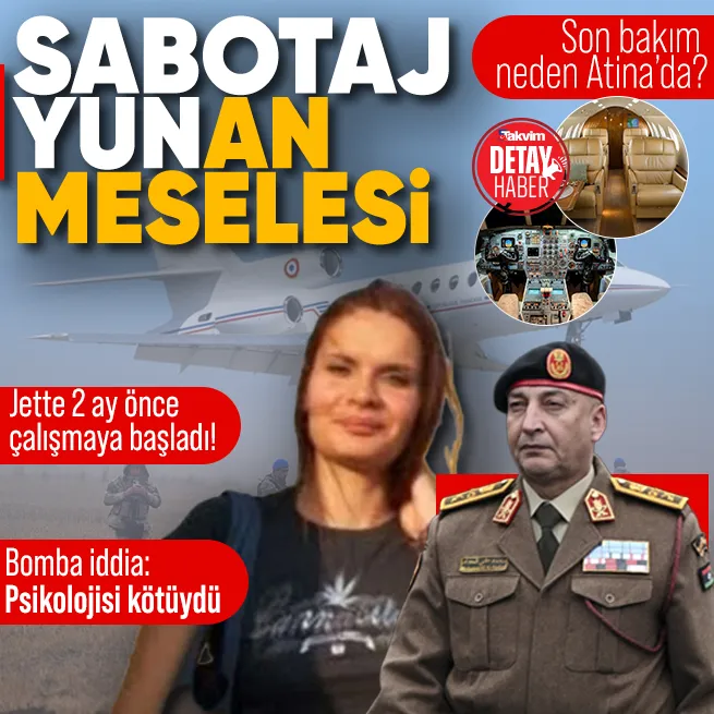 Ankarada düşen Libya uçağındaydı! Yunan kabin memurunun son mesajları ortaya çıktı