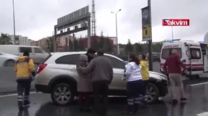 E-5’te kaza! Trafik kilit...