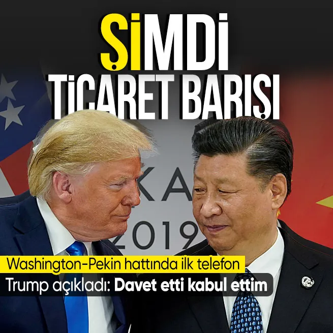 Trump ve Şiden telefon görüşmesi! Ticaret savaşı sona erecek mi? Gündemi ABD Başkanı açıkladı: Temaslar başlıyor