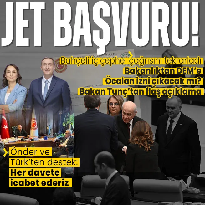 DEM Parti Abdullah Öcalan ile görüşmek için Adalet Bakanlığına başvurdu | İzin çıktı mı?