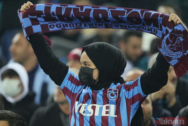 Lider Trabzon'a taraftarından tam destek! Trabzonspor - Gaziantep FK maçından renkli görüntüler... - 6