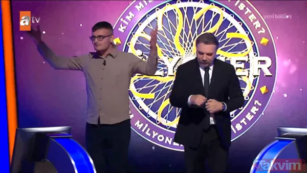 Kim Milyoner Olmak İster'de Cibutili Ladan stüdyoyu gülümsetti! "Eşim Esmerim Biçim Biçim dinletiyor" - 15