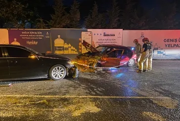 Kafa kafaya çarpıştılar